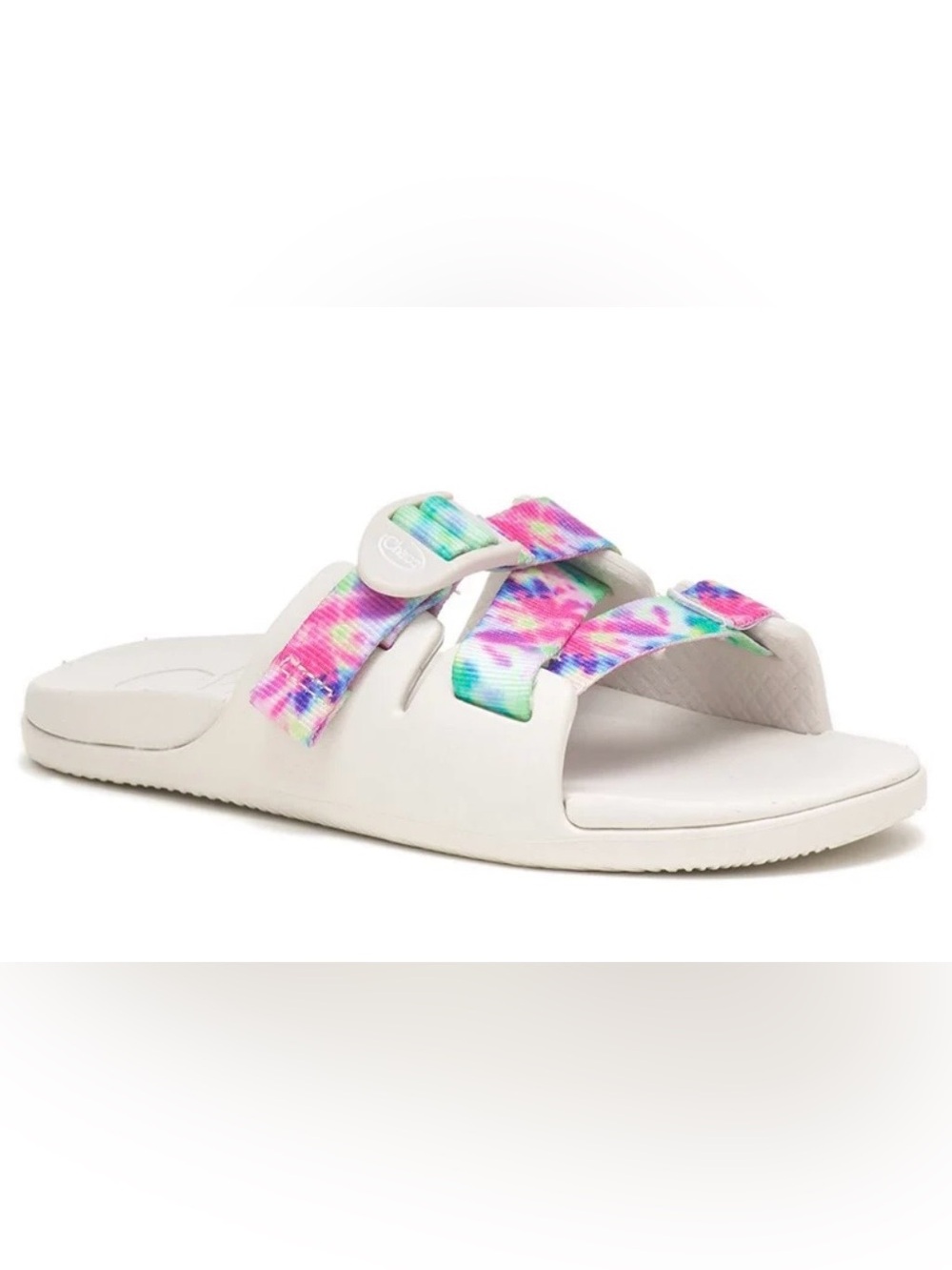 Chaco Chillos Slides in the Light Tie Dye Colorway Kids Junior Sz 5